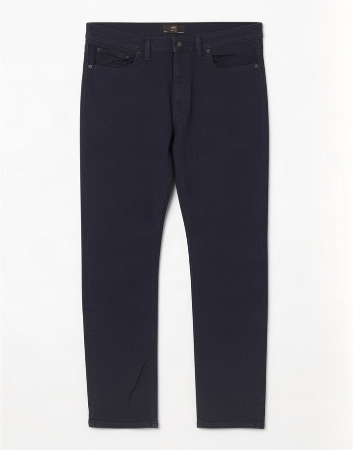 Marks & Spencer Herren Slim Jeans W38 L31 Marineblaue Baumwolle