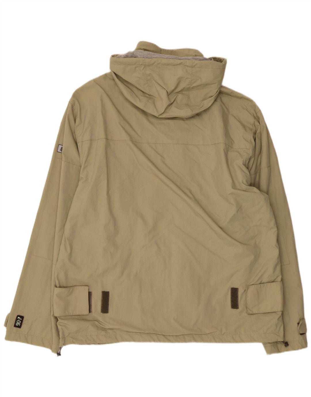 INVICTA Herren-Regenjacke mit Kapuze, UK 44 2XL, grünes Polyamid