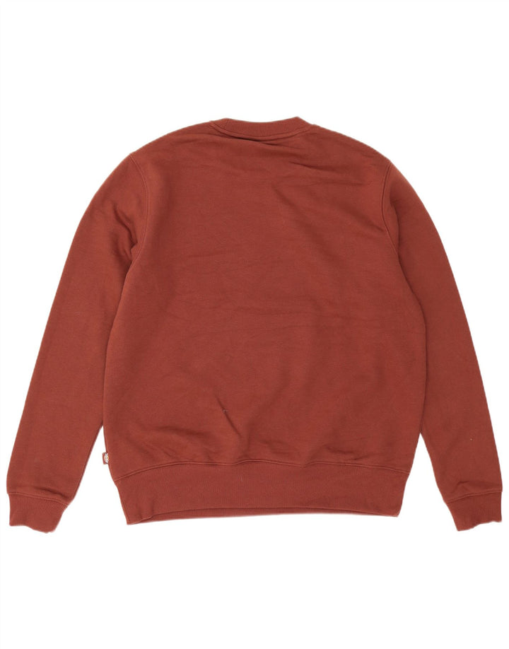 Dickies Herren-Sweatshirt-Pullover aus mittelbrauner Baumwolle