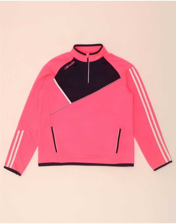 O'Neills Damen Pullover-Trainingsanzug, Oberteil, Jacke, US 12, Größe L, Pink, Farbblock