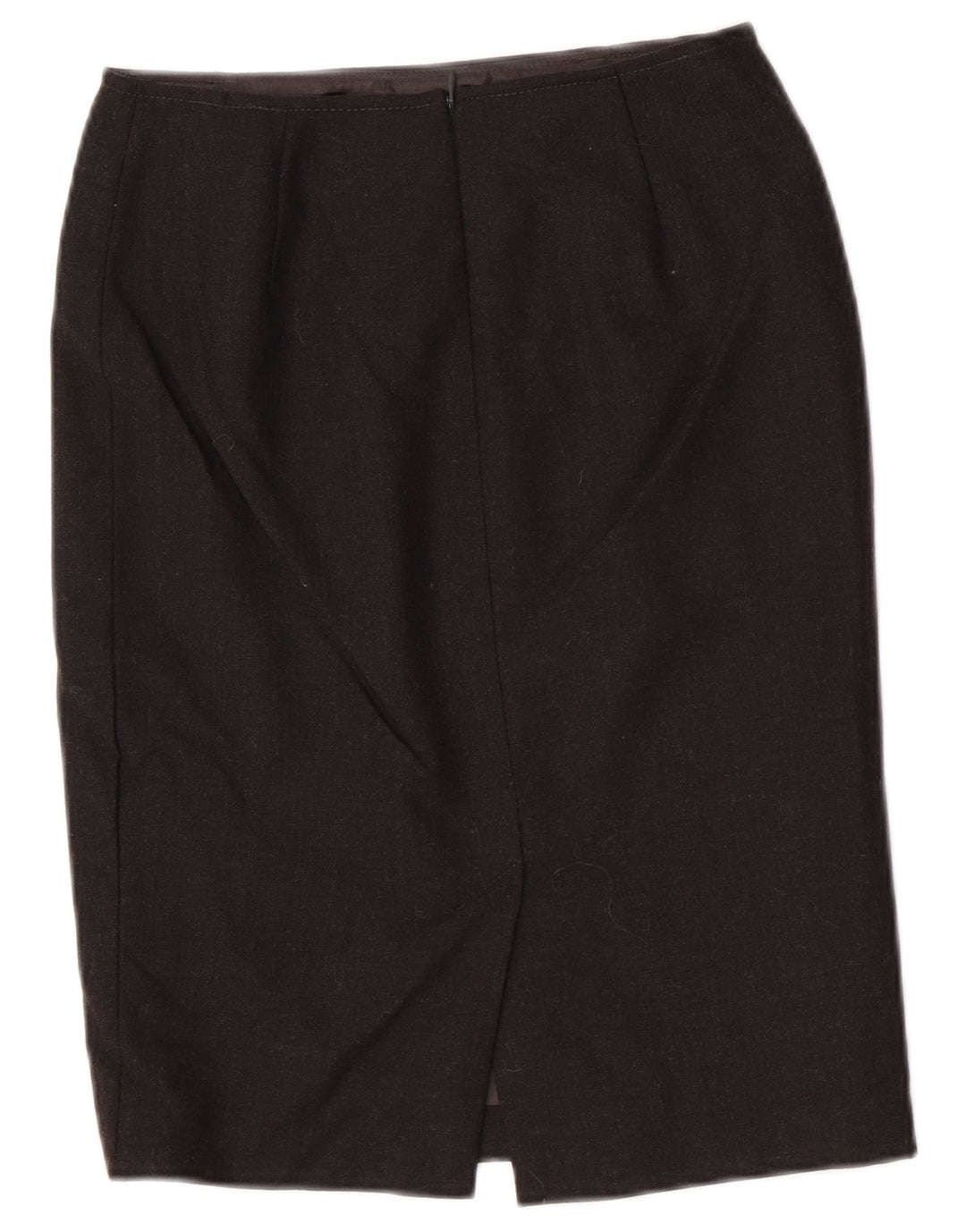 Luisa Spagnoli Damen Bleistiftrock IT 42 Medium W26 Graue Schurwolle