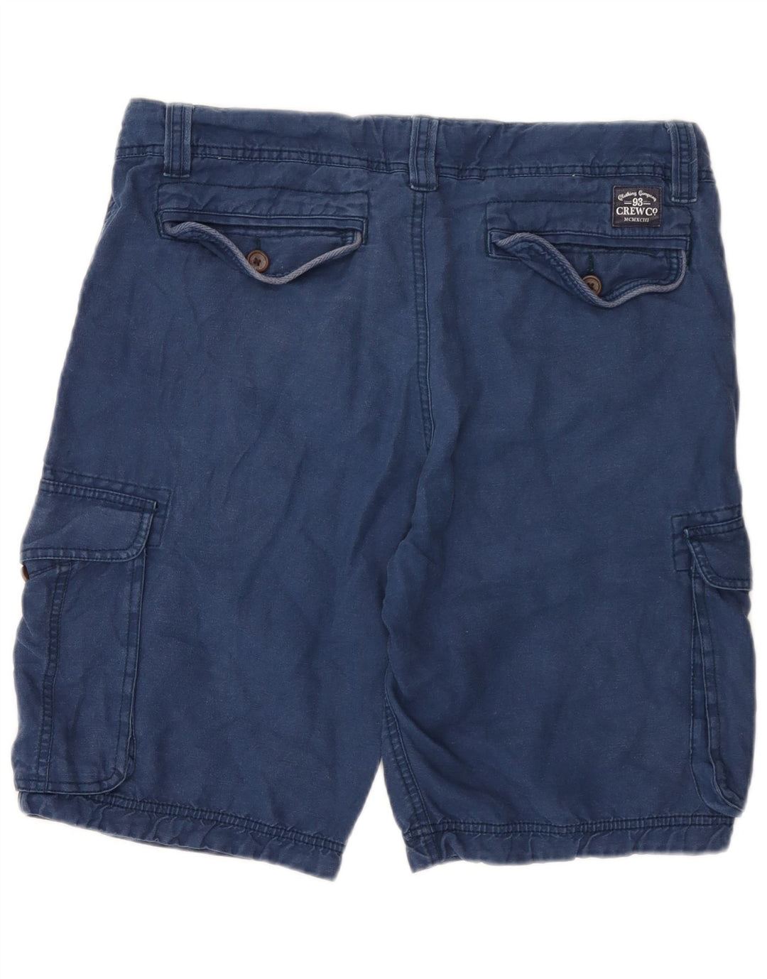 J. Crew Herren Cargoshorts Medium W32 Marineblau Baumwolle
