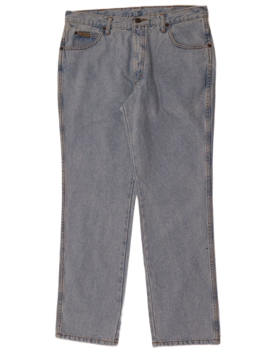 Wrangler Herren Straight Jeans W36 L30 Blaue Baumwolle
