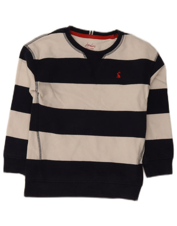 Joules Sweatshirt-Pullover für Jungen, 7–8 Jahre, Marineblau gestreift
