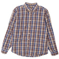 Eddie Bauer Herren-Hemd mit klassischer Passform, groß, blau kariert, Baumwolle