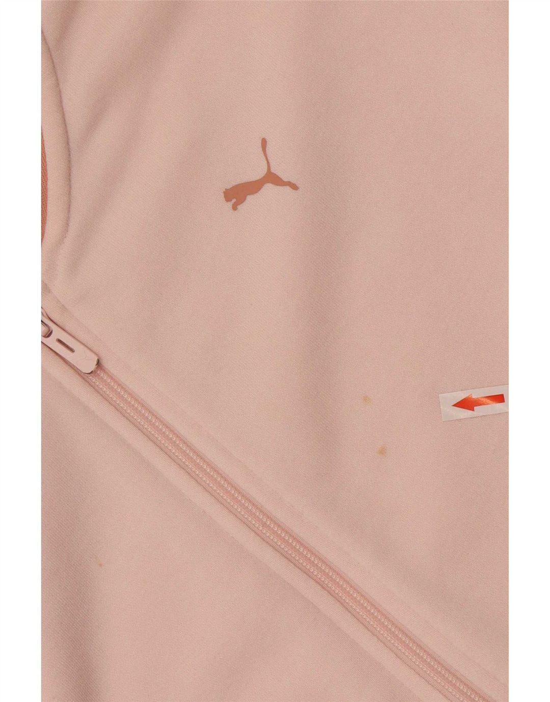 Puma Womens Graphic Trainingsanzug Top Jacke UK 12 Mittelrosa Farbblock