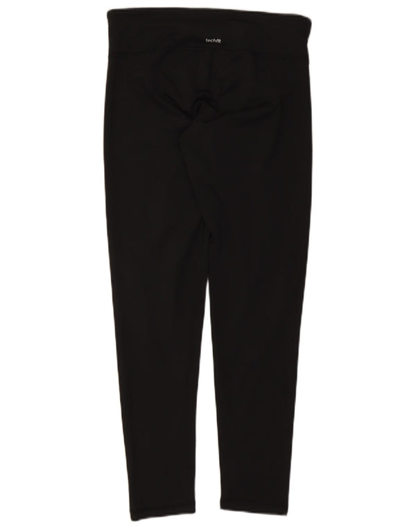 Adidas Damen Climalite Leggings UK 12/14 Medium Schwarz Polyester