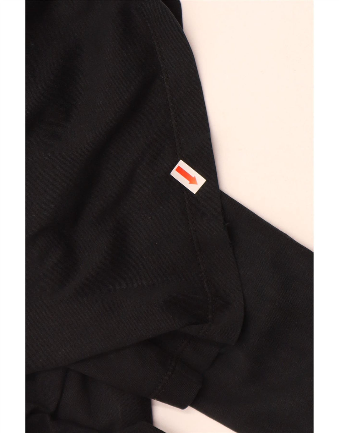 NIKE Damen Graphic Top Langarm UK 10 Small Schwarz