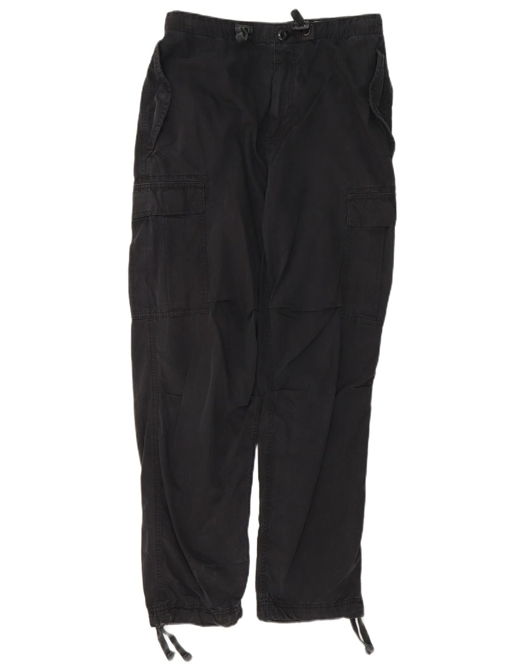 SUPERDRY Gerade Cargohose für Herren, W32, L28, schwarze Baumwolle