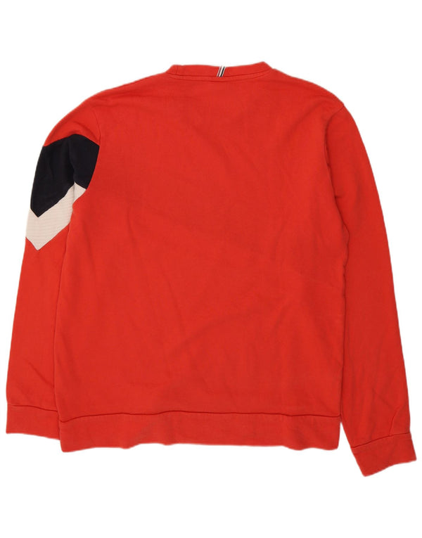 Jack & Jones Herren Sweatshirt Pullover XL Rot Colourblock Baumwolle