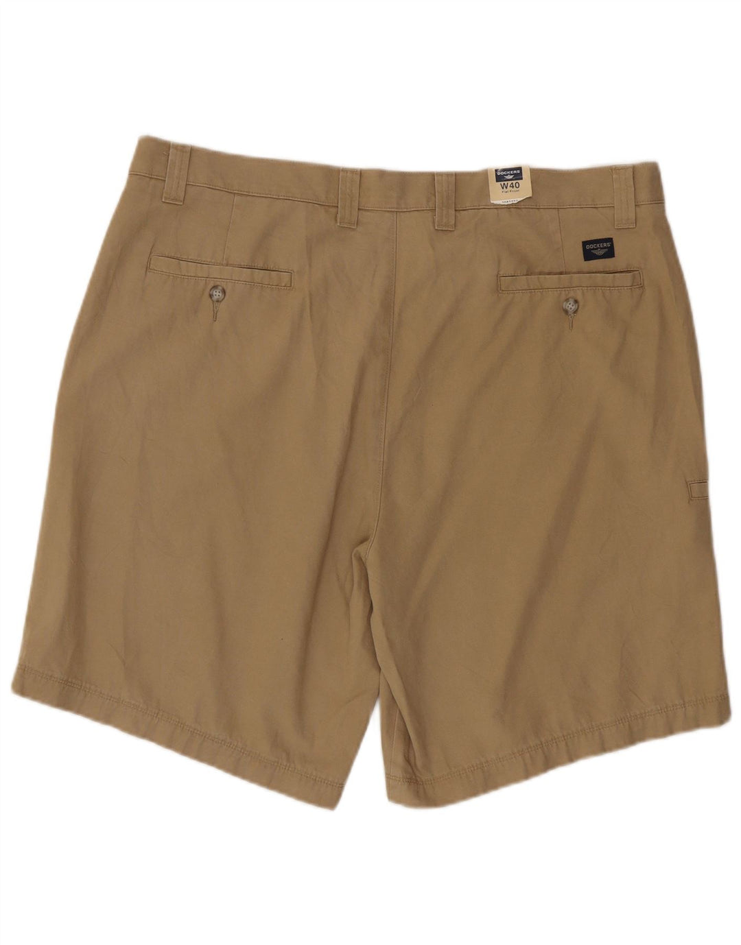 DOCKERS Herren Relaxed Fit Cargo Shorts W40 XL Beige Baumwolle