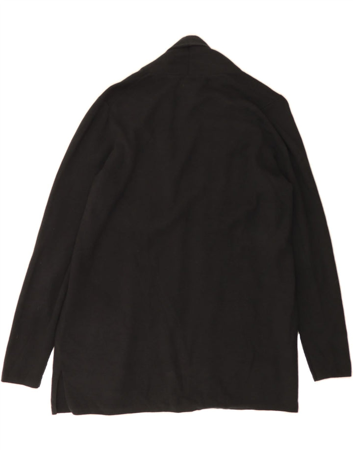 J. CREW Womens Open Cardigan Sweater UK 14 Medium Black Cotton Vintage J. Crew and Second-Hand J. Crew from Messina Hembry 