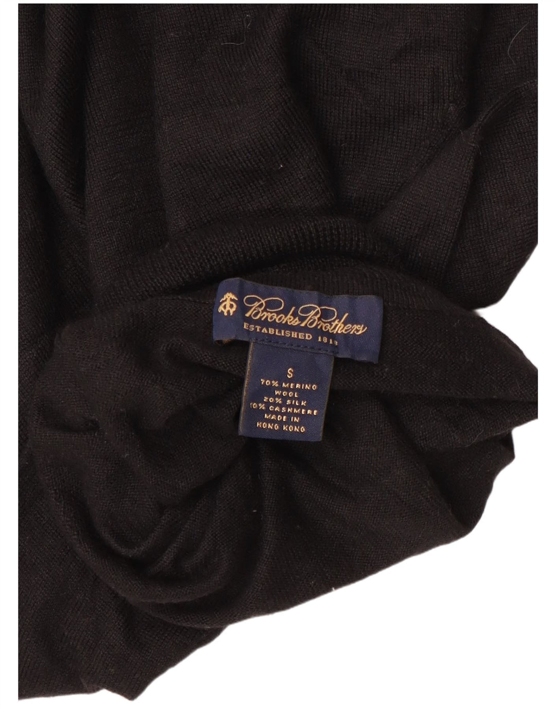 BROOKS BROTHERS Rollkragenpullover für Damen, Gr. 10, Schwarz