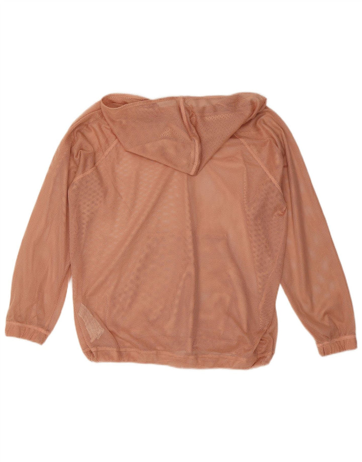 Zara Damen Übergroßer Kapuzenpullover-Trainingsanzug, Top-Jacke, UK 10, Größe S, Rosa