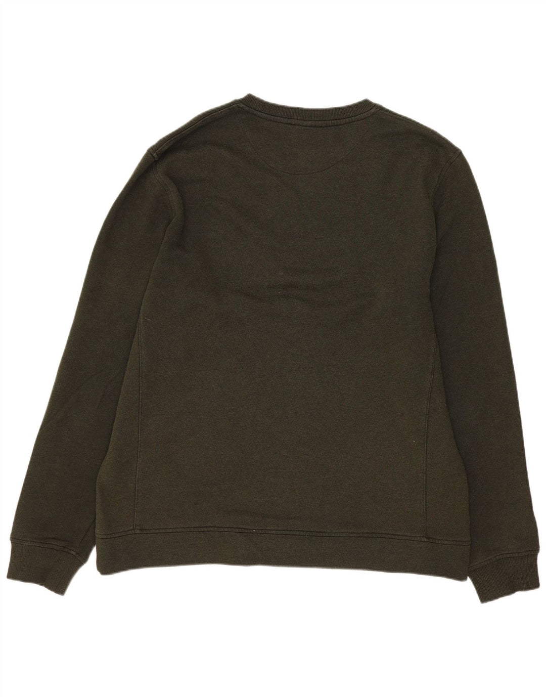 Lyle & Scott Herren-Sweatshirt mit Grafik, mittlere Khaki-Baumwolle