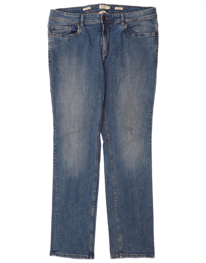 Dack's Herren-Jeans, reguläre Passform, gerade Passform, Größe 52, XL, W36, L33, Blau