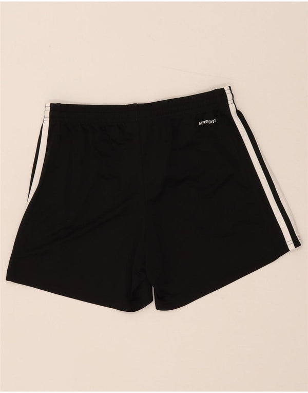 Adidas Damen Aeroready Sport Shorts UK 8/10 Small Schwarz Polyester