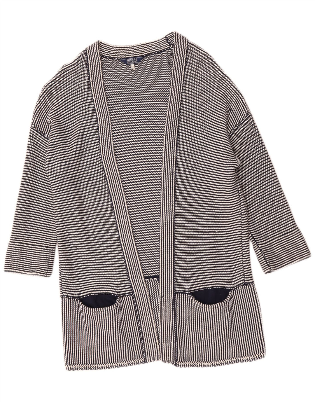 Joules Damen-Strickjacke, übergroß, lang, Gr. 14, Blau