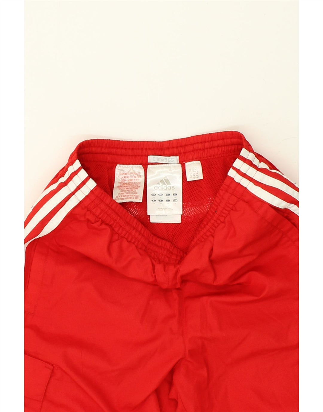 ADIDAS Boys Clima 365 Cargo Tracksuit Trousers 7-8 Years Red Polyester Vintage Adidas and Second-Hand Adidas from Messina Hembry 