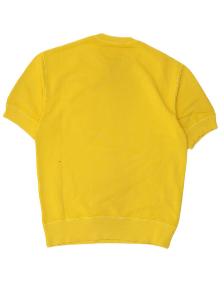 Dsquared2 Herren Kurzarm-Sweatshirt, Pullover, Größe S, Gelb, Baumwolle