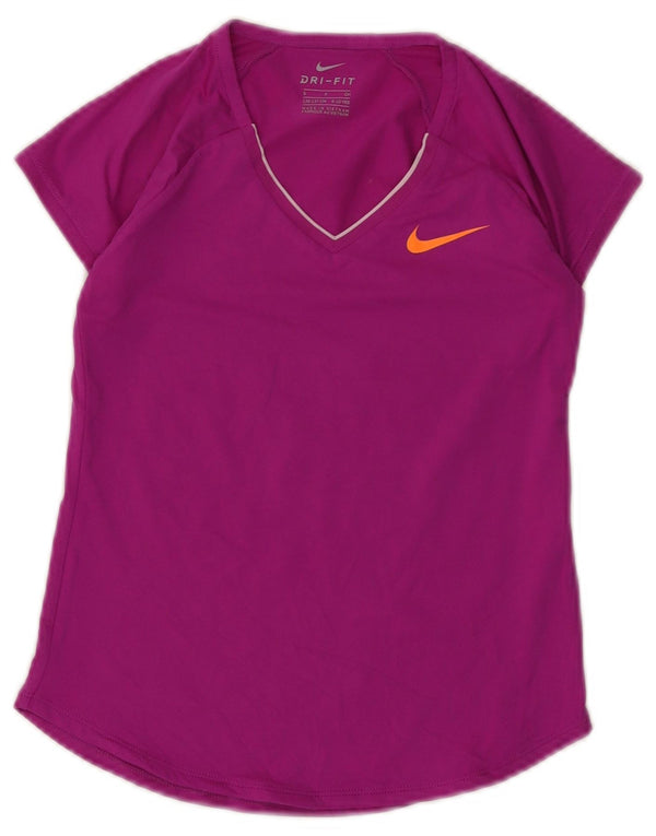 Nike Dri Fit T-Shirt für Mädchen, 8–9 Jahre, Größe S, Lila