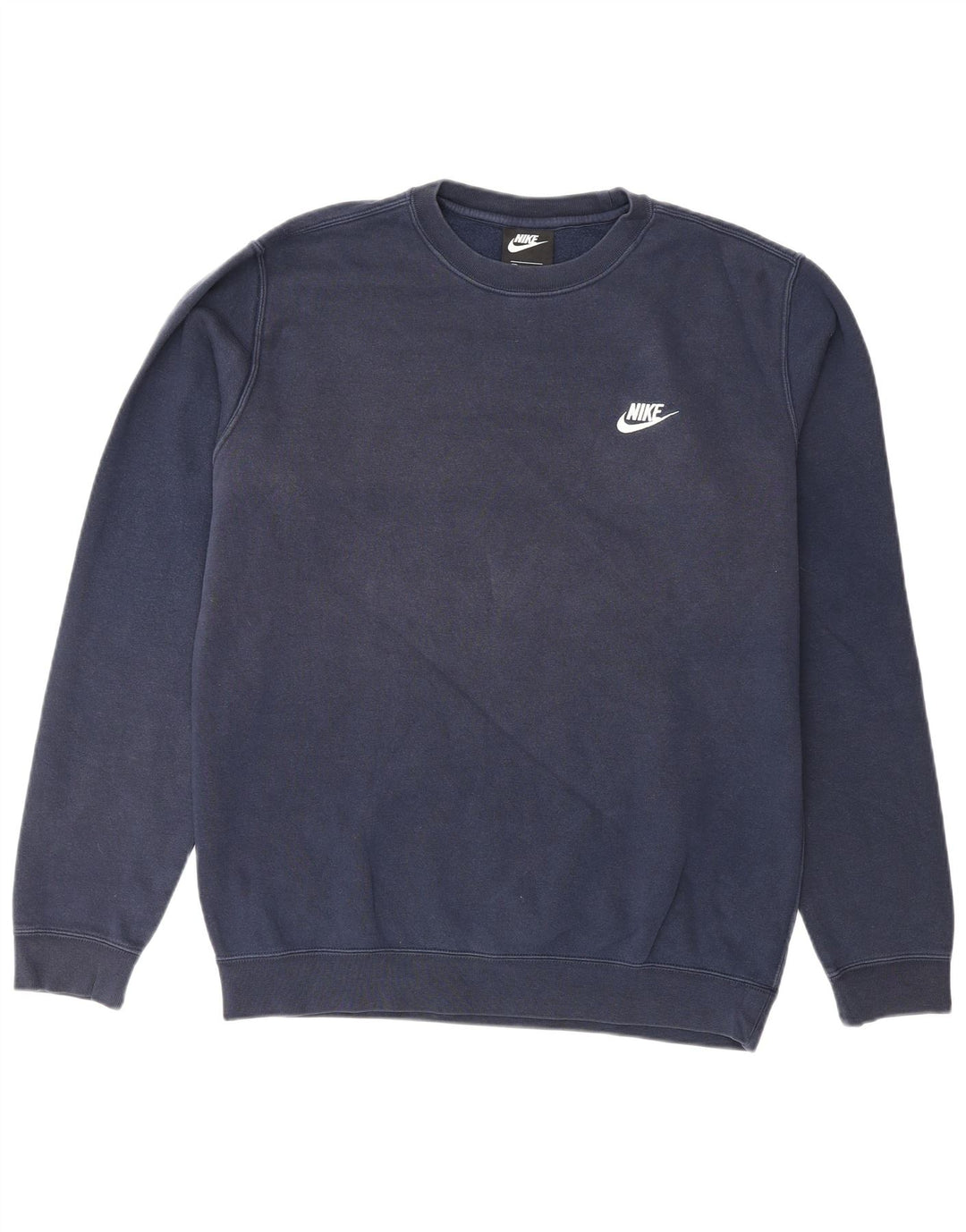 NIKE Herren-Sweatshirt, mittelgroß, marineblau, Baumwolle