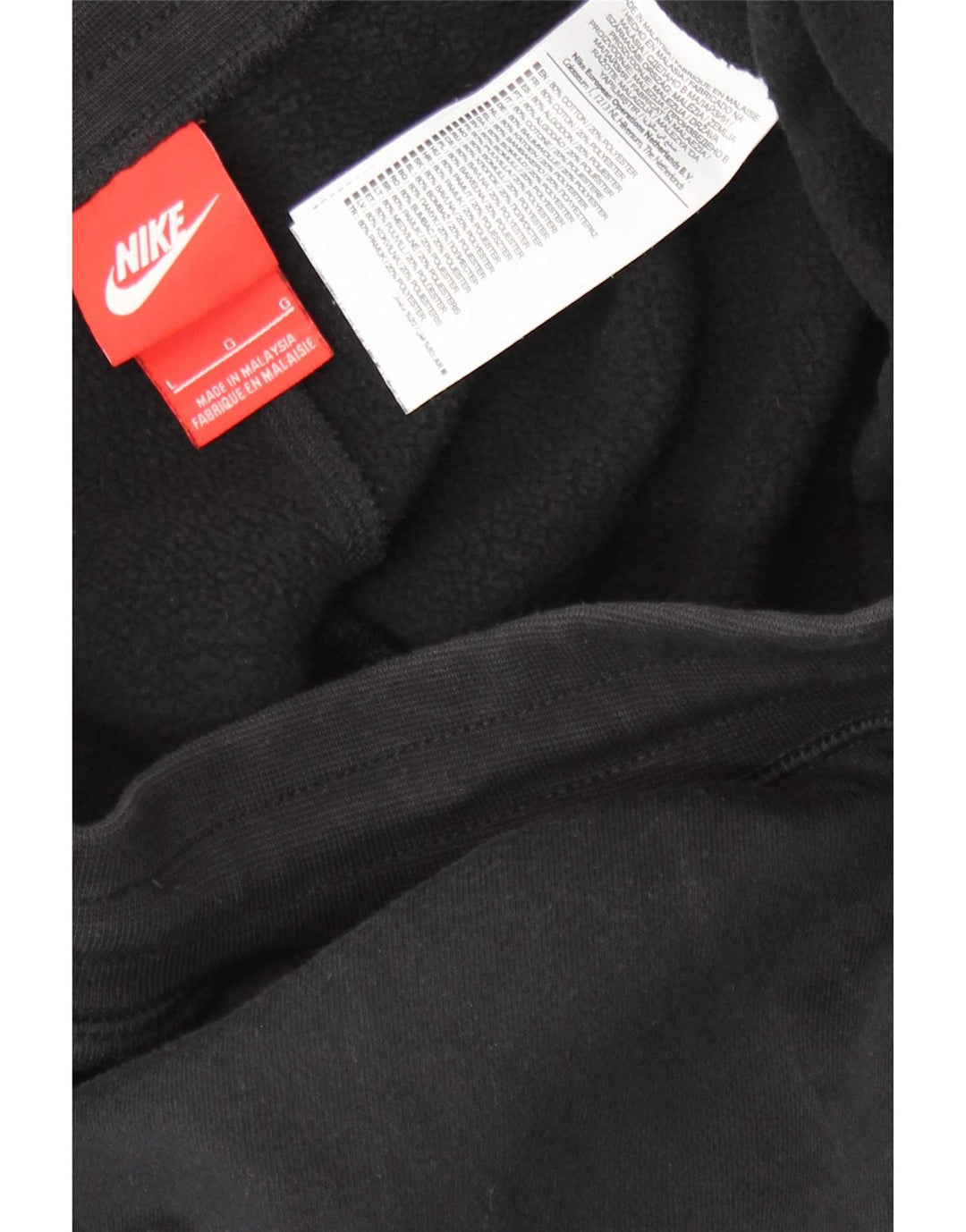 Nike Herren-Trainingshose, Jogginghose, Größe L, Schwarz, Baumwolle