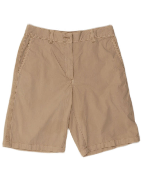 Marks & Spencer Damen Chinoshorts UK 8 Small W27 Beige Baumwolle