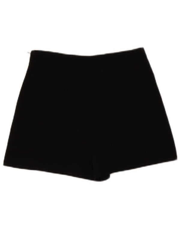 Zara Damen-Shorts mit hoher Taille, lässig, Größe S, W26, Schwarz