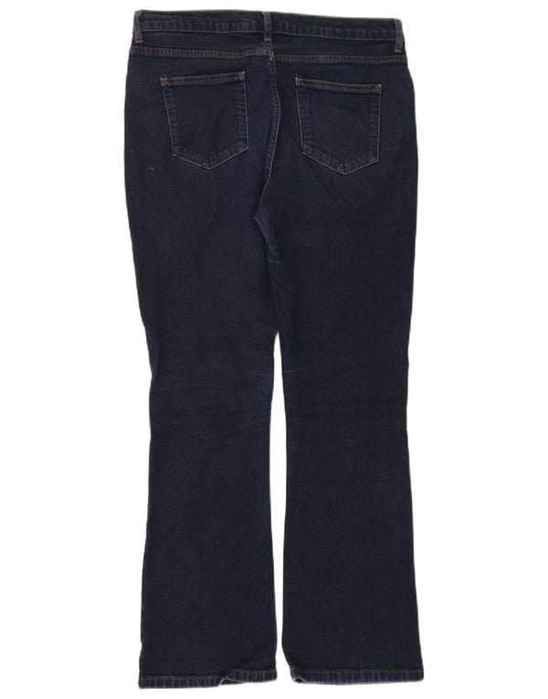 Marks & Spencer Damen Slim Bootcut Jeans UK 14 Large W32 L29 Marineblau