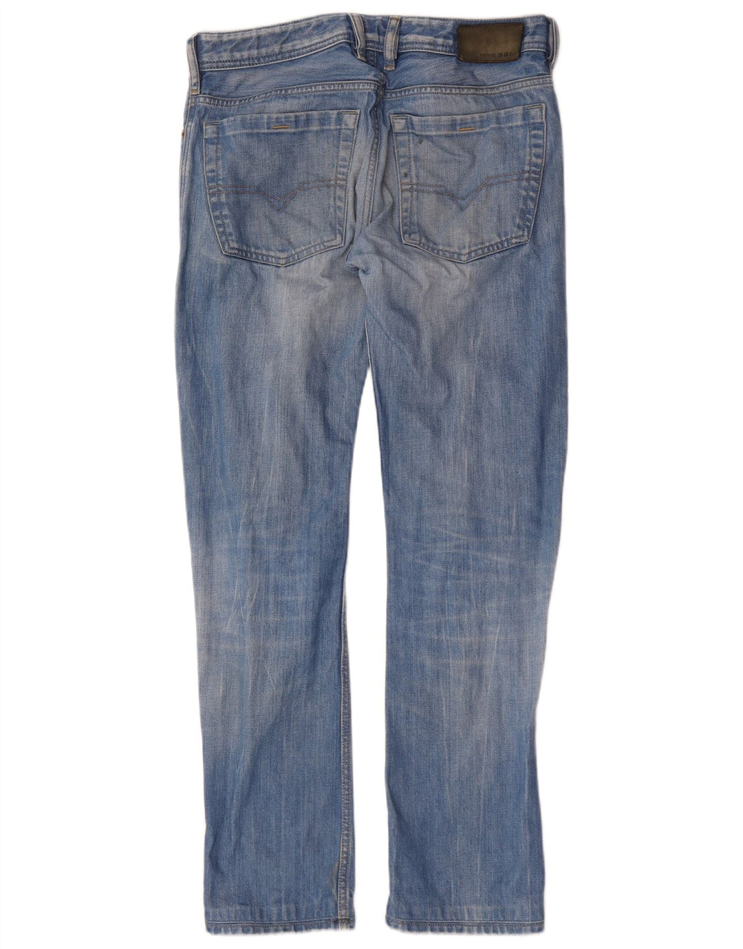 Diesel Herren Zatiny Regular Bootcut Jeans W30 L30 Blaue Baumwolle