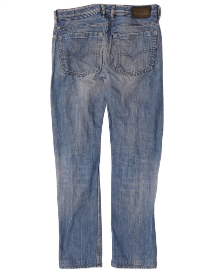 Diesel Herren Zatiny Regular Bootcut Jeans W30 L30 Blaue Baumwolle