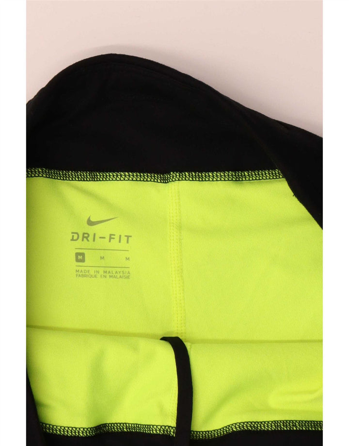 Nike Damen Dri Fit Sport Shorts UK14 Mittelschwarz Farbblock