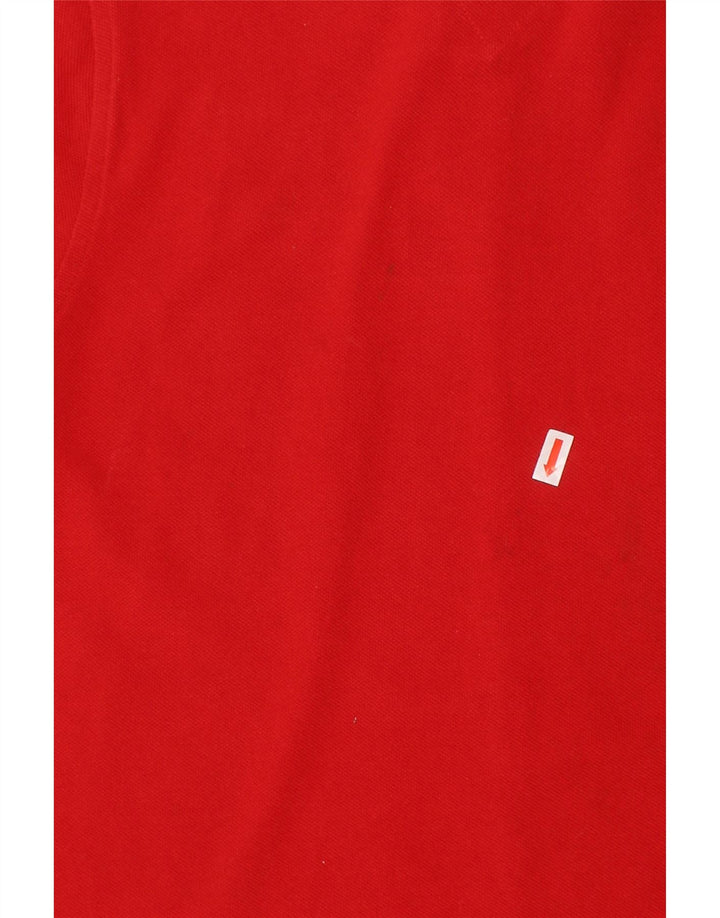 TOMMY HILFIGER Jungen Poloshirt mit Grafik, 6–7 Jahre, rote Baumwolle