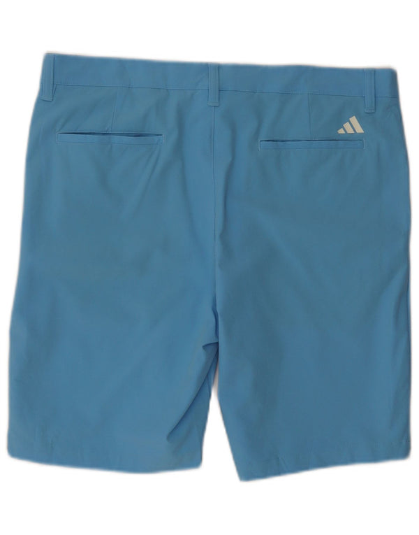 Adidas Herren Chino Shorts W34 Large Blau Polyester