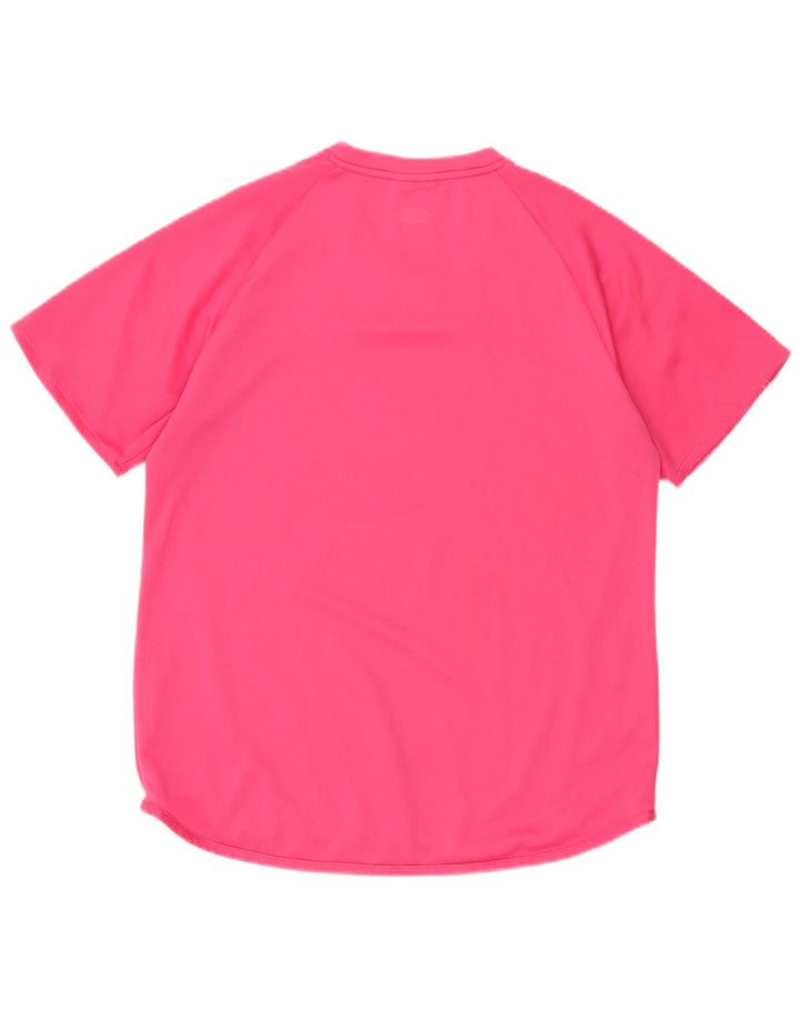 Adidas Damen Clima 365 T-Shirt Top UK 12 Mittelrosa Polyester