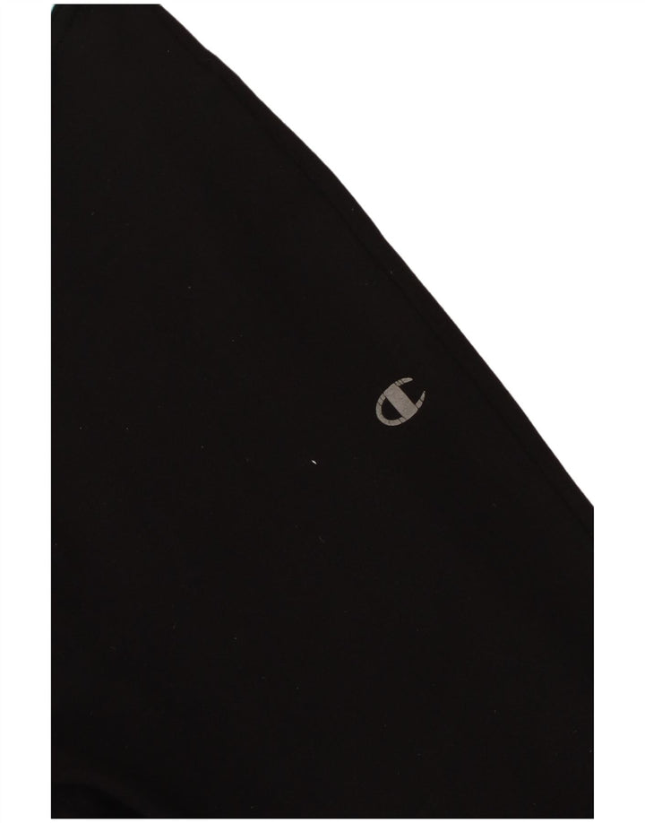 Champion Damen Leggings UK 10 Small Schwarz Colourblock Polyester