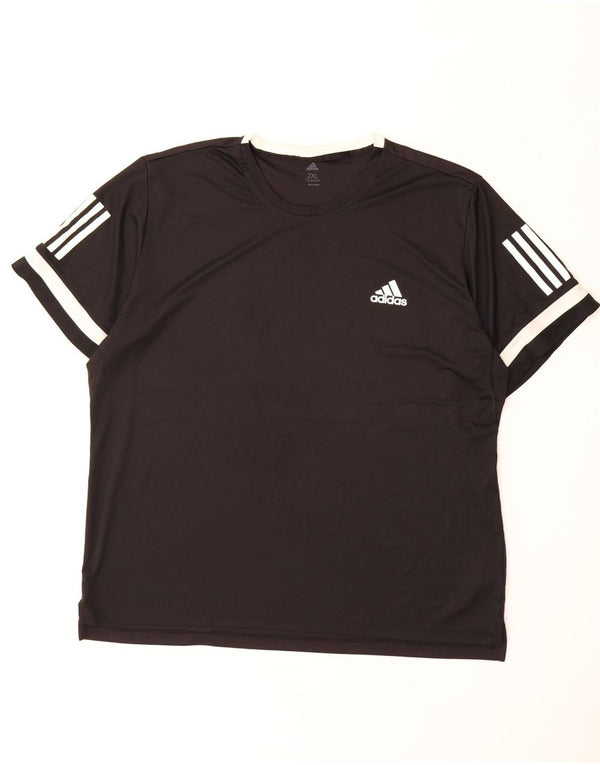 ADIDAS Herren Climacool T-Shirt Top 2XL Schwarz Polyester