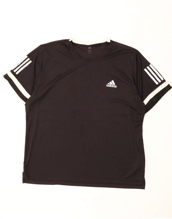 ADIDAS Herren Climacool T-Shirt Top 2XL Schwarz Polyester