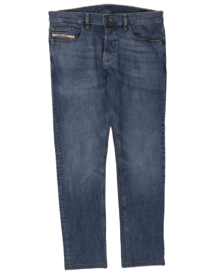 Diesel Herren Slim Jeans W33 L30 Blaue Baumwolle