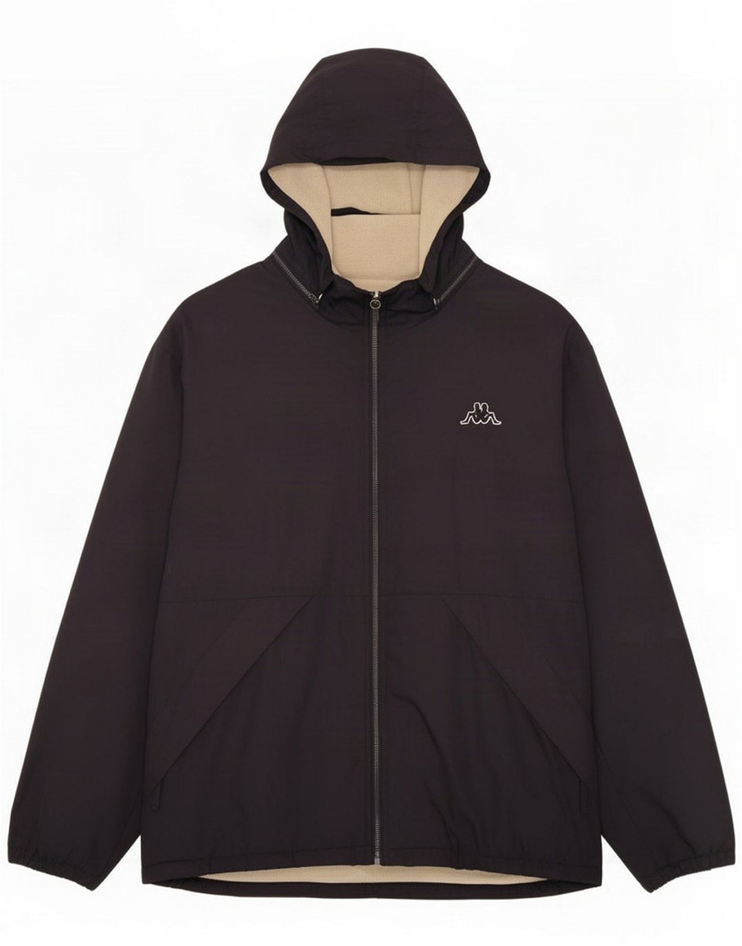 Kappa Herren-Windbreakerjacke mit Kapuze, UK 36, klein, Marineblau, Polyester