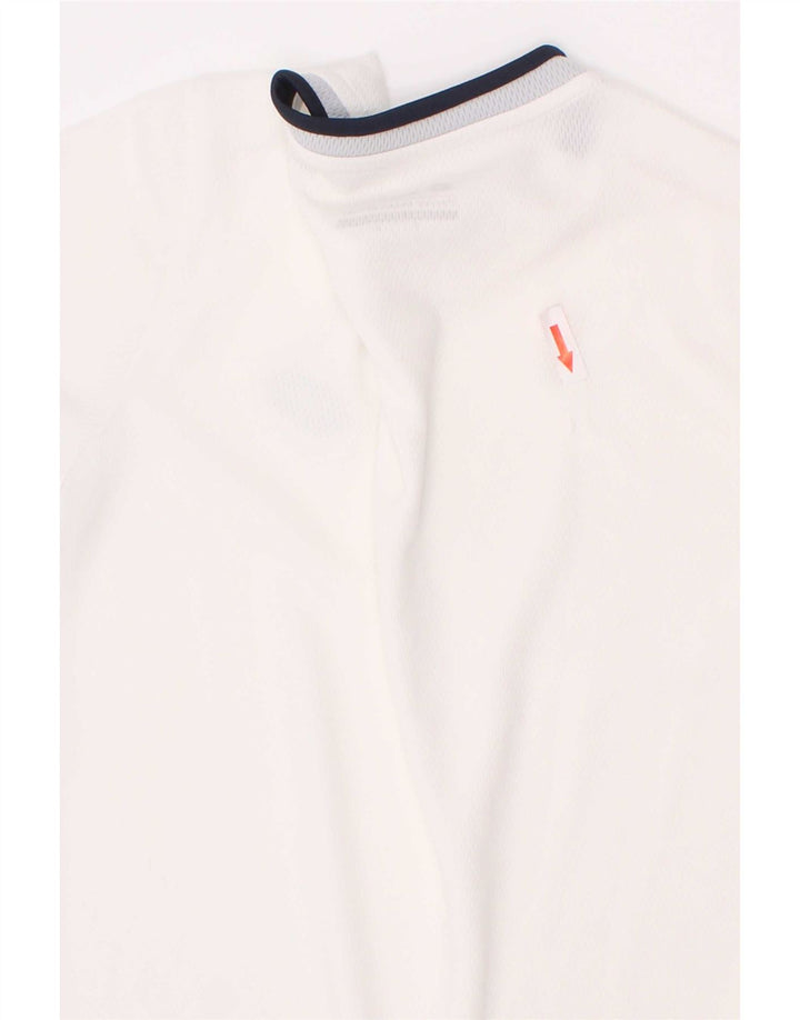Lotto Damen T-Shirt Top UK 8 Small Weiß
