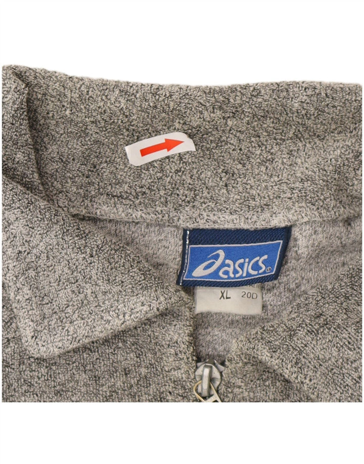 Asics Herren Graphic Trainingsanzug Top Jacke XL Grau Baumwolle