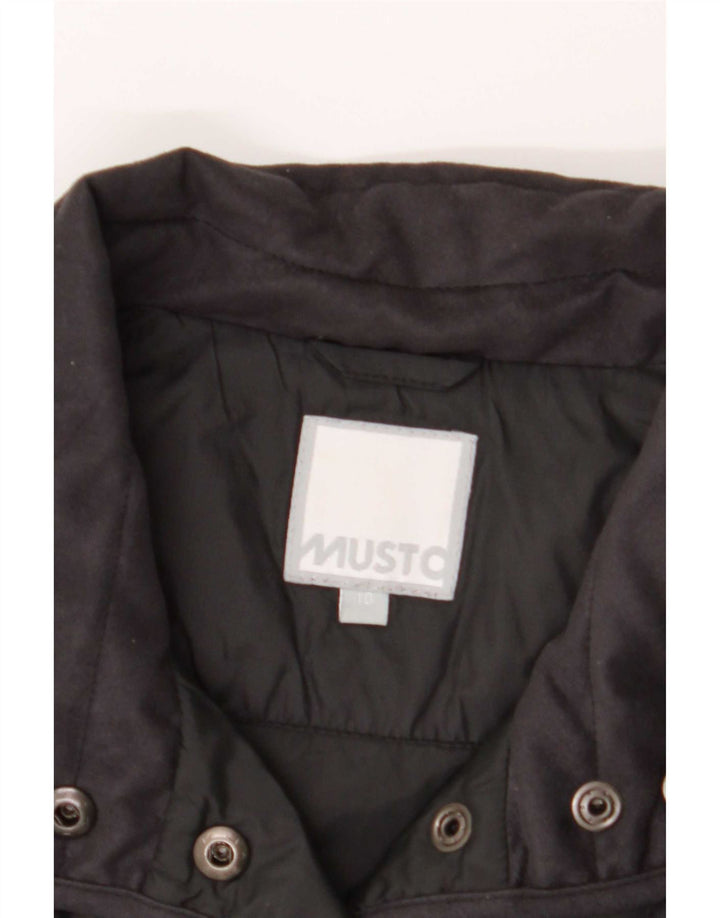 Musto Damen Steppweste UK 10 Small Schwarz Polyester