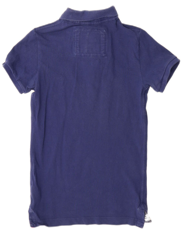 Superdry Herren-Poloshirt, Größe S, Marineblau, Baumwolle