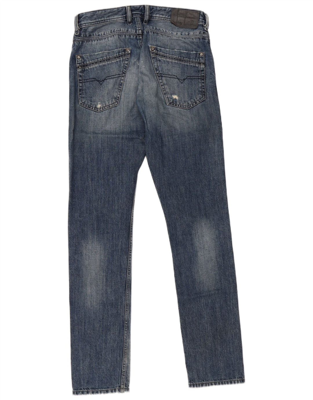 DIESEL Herren Krayver Carrot Slim Jeans W29 L32 Blaue Baumwolle