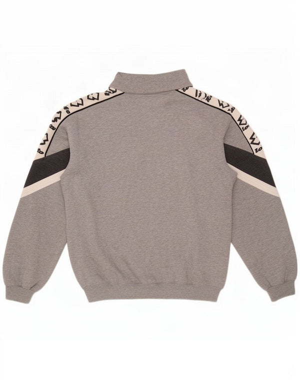 Lotto Herren-Sweatshirt mit Grafik, UK 40/42, Größe L, Grau, Farbblock