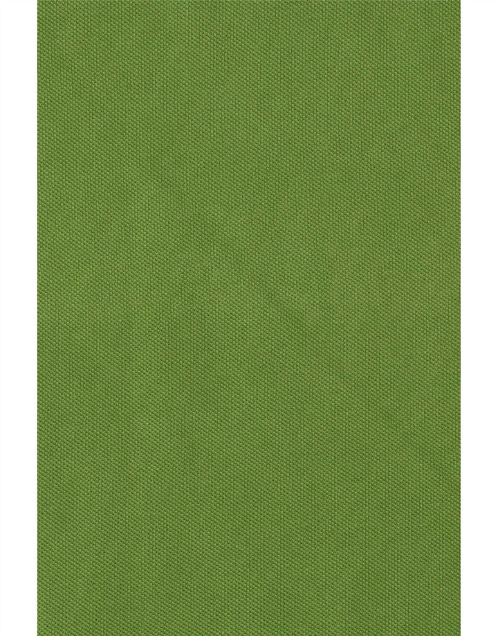 Blauer Herren-Poloshirt, klein, grüne Baumwolle