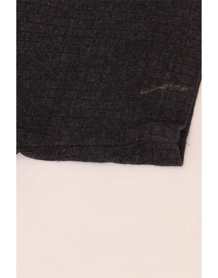 COS Damen Übergroßes T-Shirt-Oberteil UK 14 Mittelgrau