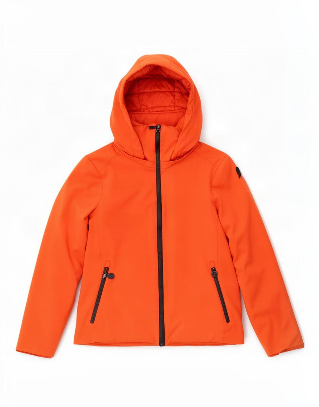 Invicta Womens Hooded Wattierte Jacke UK 14 Medium Orange Polyamid
